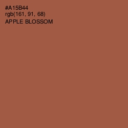 #A15B44 - Apple Blossom Color Image