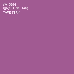 #A15B92 - Tapestry Color Image