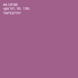 #A15F8B - Tapestry Color Image