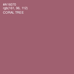 #A16070 - Coral Tree Color Image