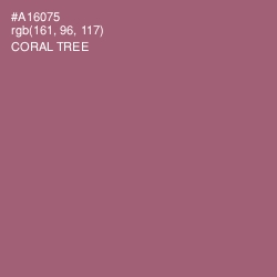 #A16075 - Coral Tree Color Image