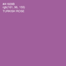 #A1609B - Turkish Rose Color Image
