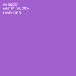 #A160CD - Lavender Color Image