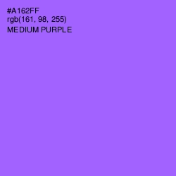 #A162FF - Medium Purple Color Image