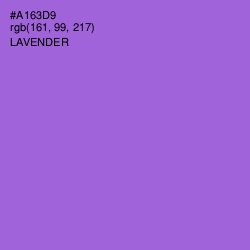 #A163D9 - Lavender Color Image
