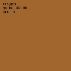 #A1662D - Desert Color Image