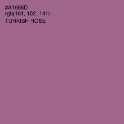 #A1668D - Turkish Rose Color Image