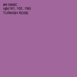 #A1669C - Turkish Rose Color Image