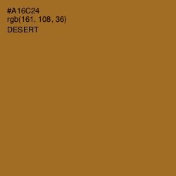 #A16C24 - Desert Color Image