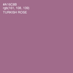 #A16C8B - Turkish Rose Color Image