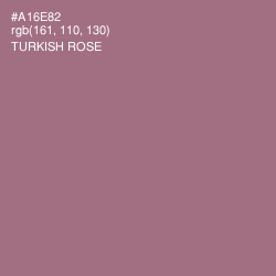 #A16E82 - Turkish Rose Color Image