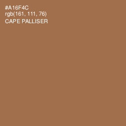 #A16F4C - Cape Palliser Color Image