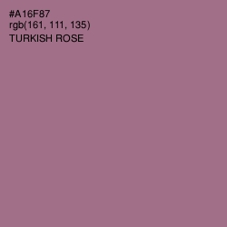 #A16F87 - Turkish Rose Color Image