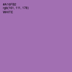 #A16FB2 - Wisteria Color Image