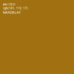 #A17011 - Mandalay Color Image