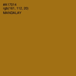 #A17014 - Mandalay Color Image