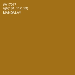 #A17017 - Mandalay Color Image