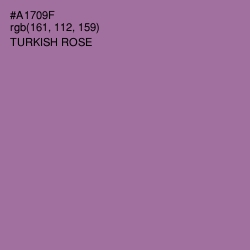 #A1709F - Turkish Rose Color Image