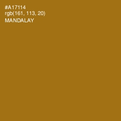 #A17114 - Mandalay Color Image