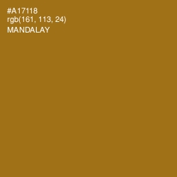 #A17118 - Mandalay Color Image