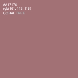 #A17176 - Coral Tree Color Image