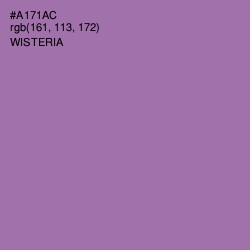 #A171AC - Wisteria Color Image