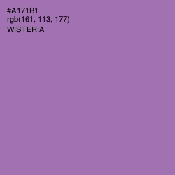 #A171B1 - Wisteria Color Image