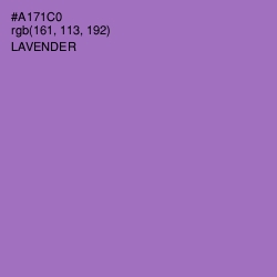 #A171C0 - Lavender Color Image
