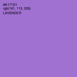 #A171D1 - Lavender Color Image