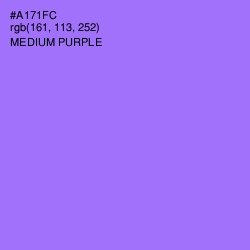 #A171FC - Medium Purple Color Image