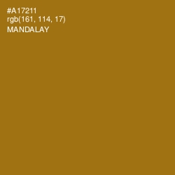 #A17211 - Mandalay Color Image