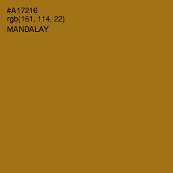 #A17216 - Mandalay Color Image