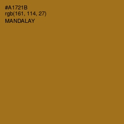 #A1721B - Mandalay Color Image