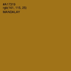 #A17319 - Mandalay Color Image