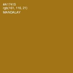 #A17415 - Mandalay Color Image