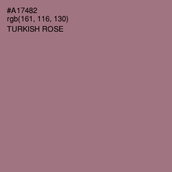 #A17482 - Turkish Rose Color Image