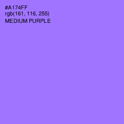 #A174FF - Medium Purple Color Image