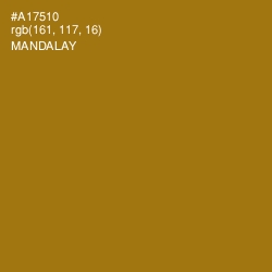 #A17510 - Mandalay Color Image