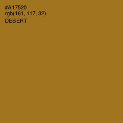 #A17520 - Desert Color Image