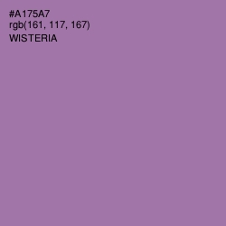 #A175A7 - Wisteria Color Image