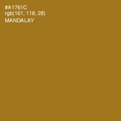 #A1761C - Mandalay Color Image