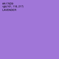 #A176D9 - Lavender Color Image