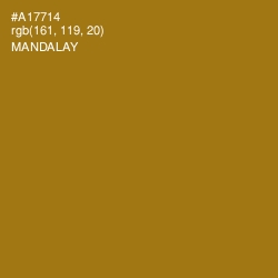 #A17714 - Mandalay Color Image