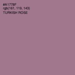 #A1778F - Turkish Rose Color Image