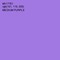 #A177E1 - Medium Purple Color Image