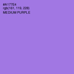 #A177E4 - Medium Purple Color Image