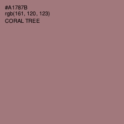 #A1787B - Coral Tree Color Image
