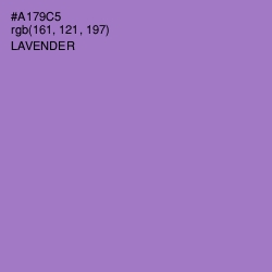 #A179C5 - Lavender Color Image