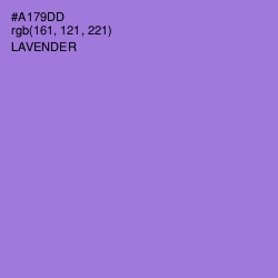 #A179DD - Lavender Color Image