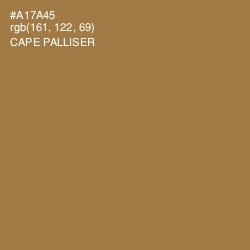 #A17A45 - Cape Palliser Color Image